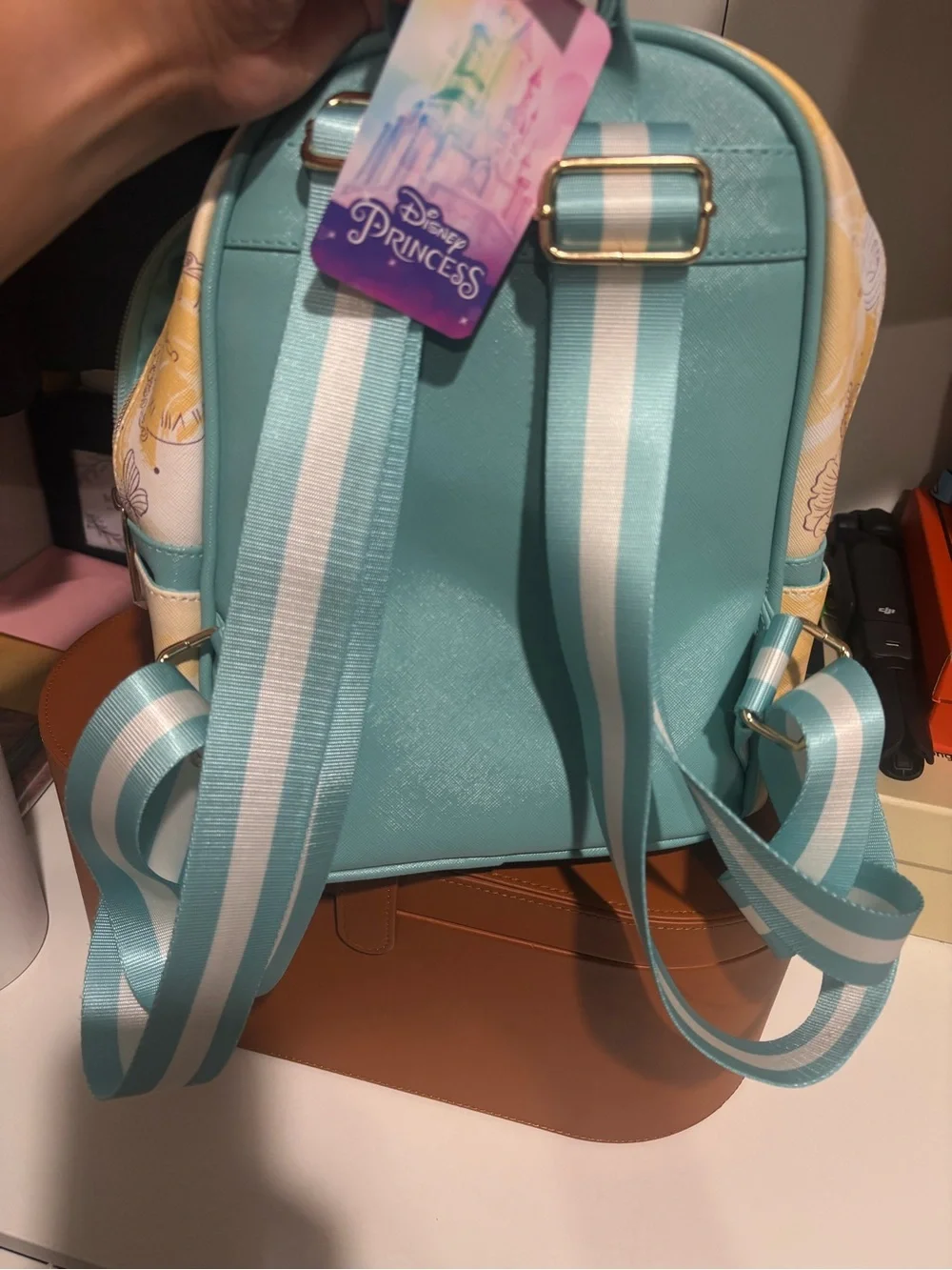 Disney Teal & Yellow Cinderella Mini Backpack
